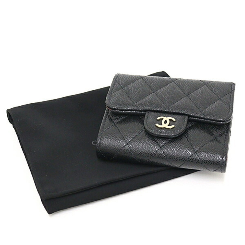 CHANEL Black Caviar Leather Wallet - Picture 6 of 6